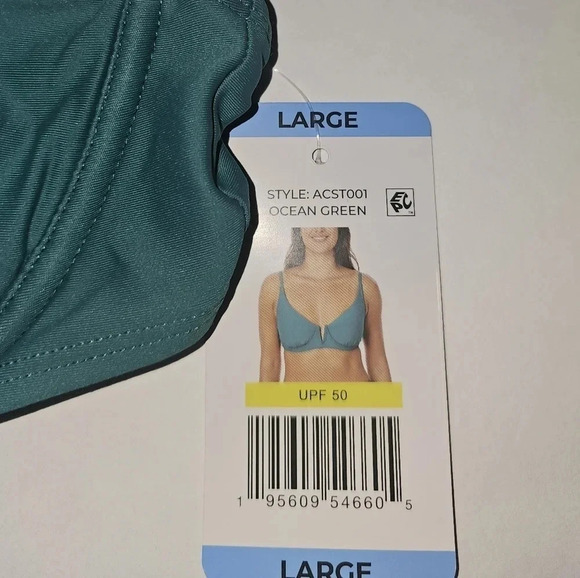 Anne Cole Limited Edition Ladies Swim V-Wire Bikini Top - Picture 5 of 5